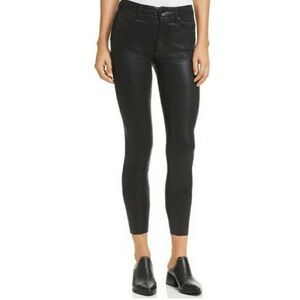Joe’s Jeans Black Coated High Rise Skinny The Charlie Jeans - Size 30